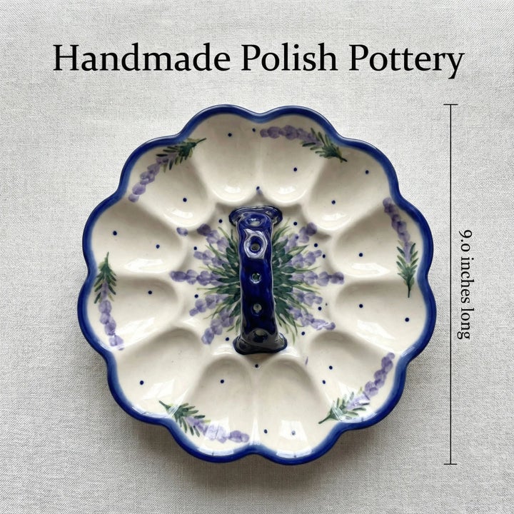 WR Unikat Lavender Fields Dining Accessories — Polish Pottery