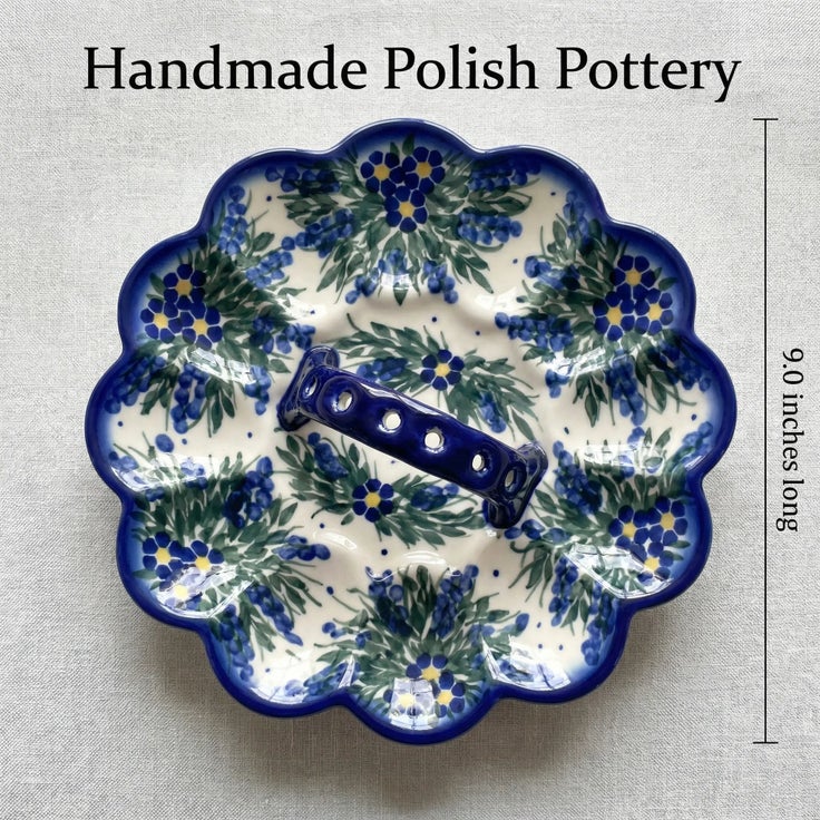 Detail image of WR Unikat Hyacinth Dining Accessories — Polish Pottery
