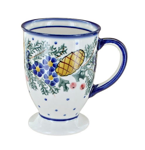 WR Unikat Pinecone Mug — Polish Pottery