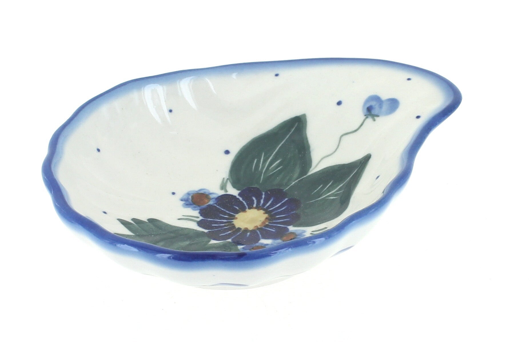 WR Unikat Forget Me Not Bathroom Accessories — Polish Pottery