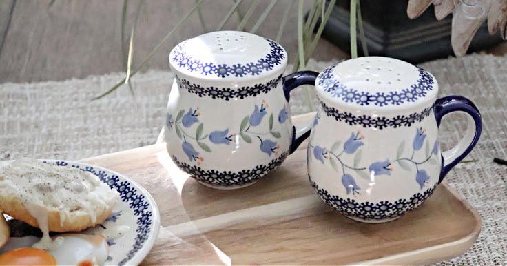 Detail image of Manufaktura Tulip Salt & Pepper Shaker — Polish Pottery