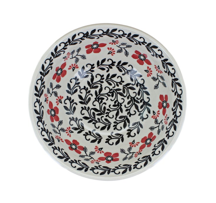 Detail image of Manufaktura Scarlett Ivy Dining Plates & Bowls — Polish Pottery