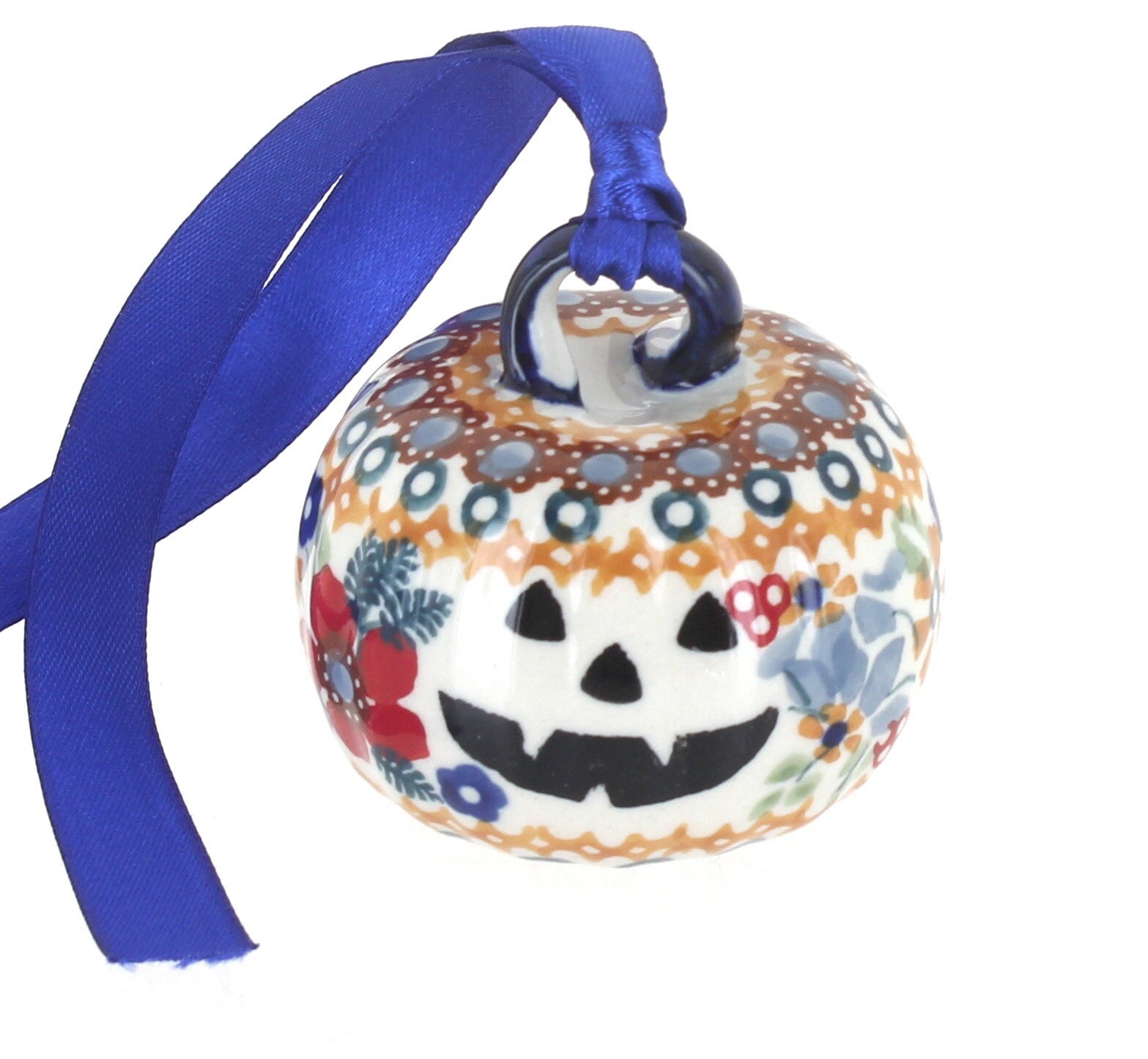 Manufaktura Pumpkins Christmas Ornament — Polish Pottery