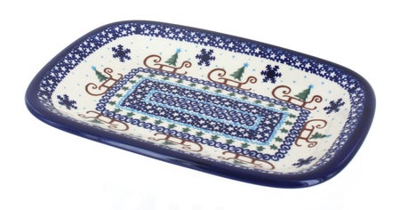 Vena Noel Nights Small Serving Piece — Polish Pottery