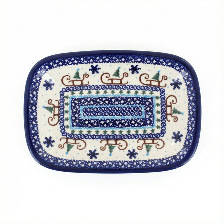 Vena Noel Nights Small Serving Piece — Polish Pottery