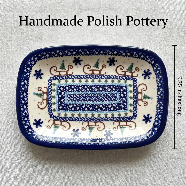 Vena Noel Nights Small Serving Piece — Polish Pottery