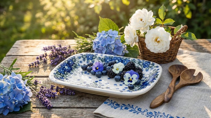 Detail image of Vena Melanie Small Serving Piece — Polish Pottery