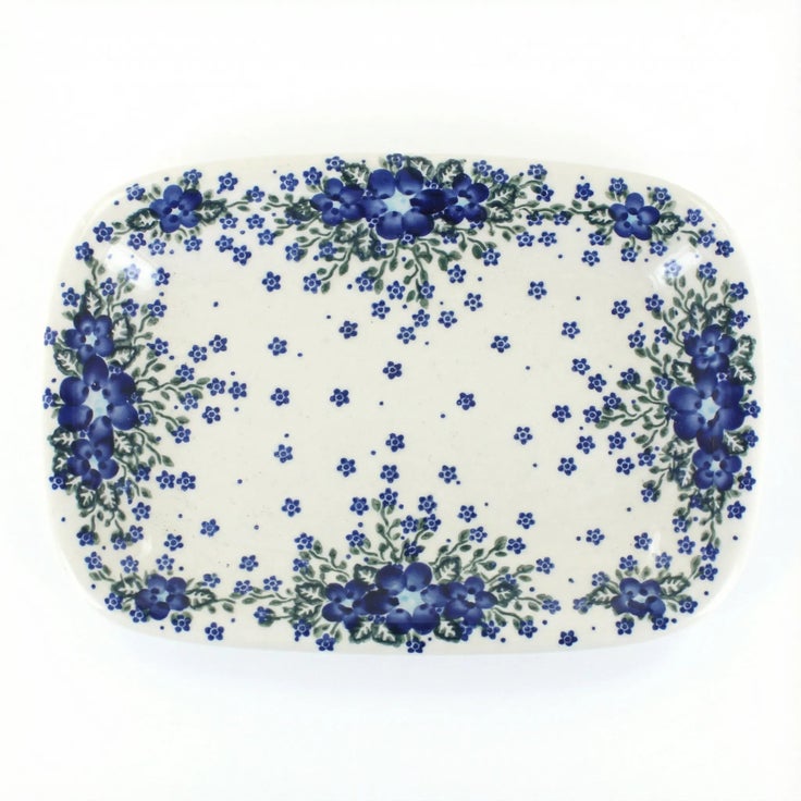 Detail image of Vena Melanie Medium Serving Piece — Polish Pottery