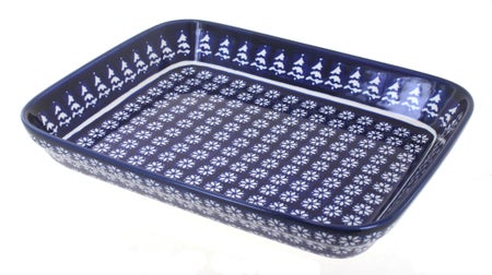 Zaklady Winter Nights Medium Bakeware — Polish Pottery