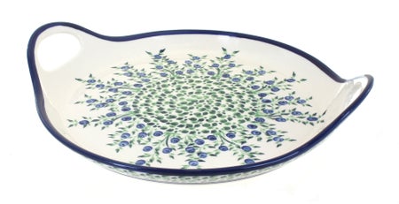 Zaklady Porcelain Vine Large Serving Piece — Polish Pottery