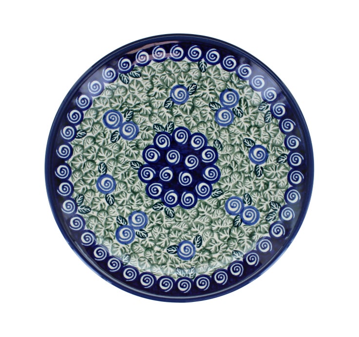 Detail image of Zaklady Seaside Swirl Dining Plates & Bowls — Polish Pottery