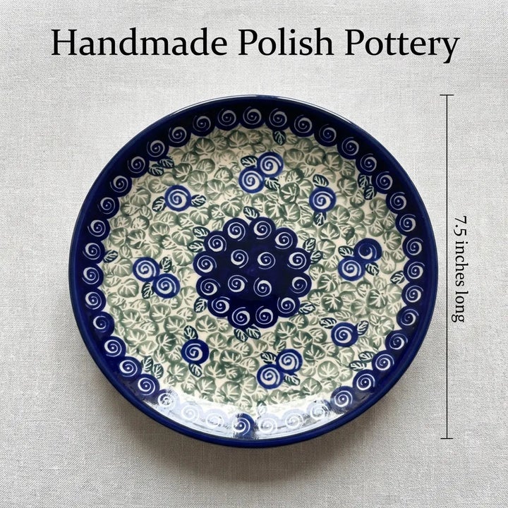 Zaklady Seaside Swirl Dining Plates & Bowls — Polish Pottery