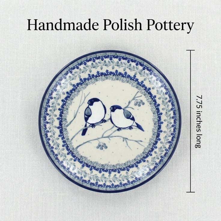 Detail image of Ceramika Artystyczna Bluebird Dining Plates & Bowls — Polish Pottery