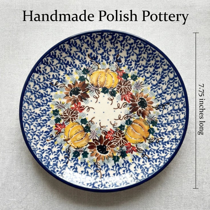 Detail image of Ceramika Artystyczna Harvest Bounty Dining Plates & Bowls — Polish Pottery