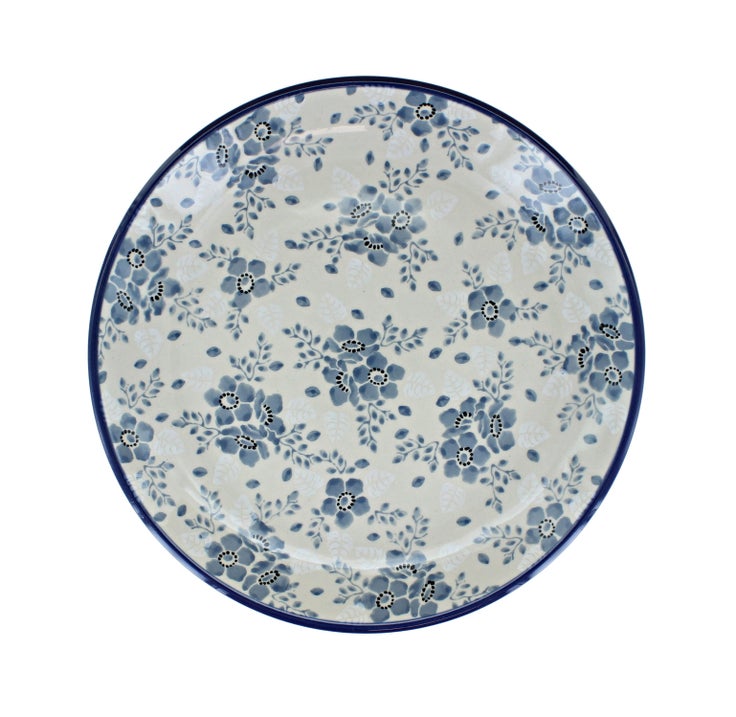 Detail image of Ceramika Artystyczna Blue Fleur Dining Plates & Bowls — Polish Pottery