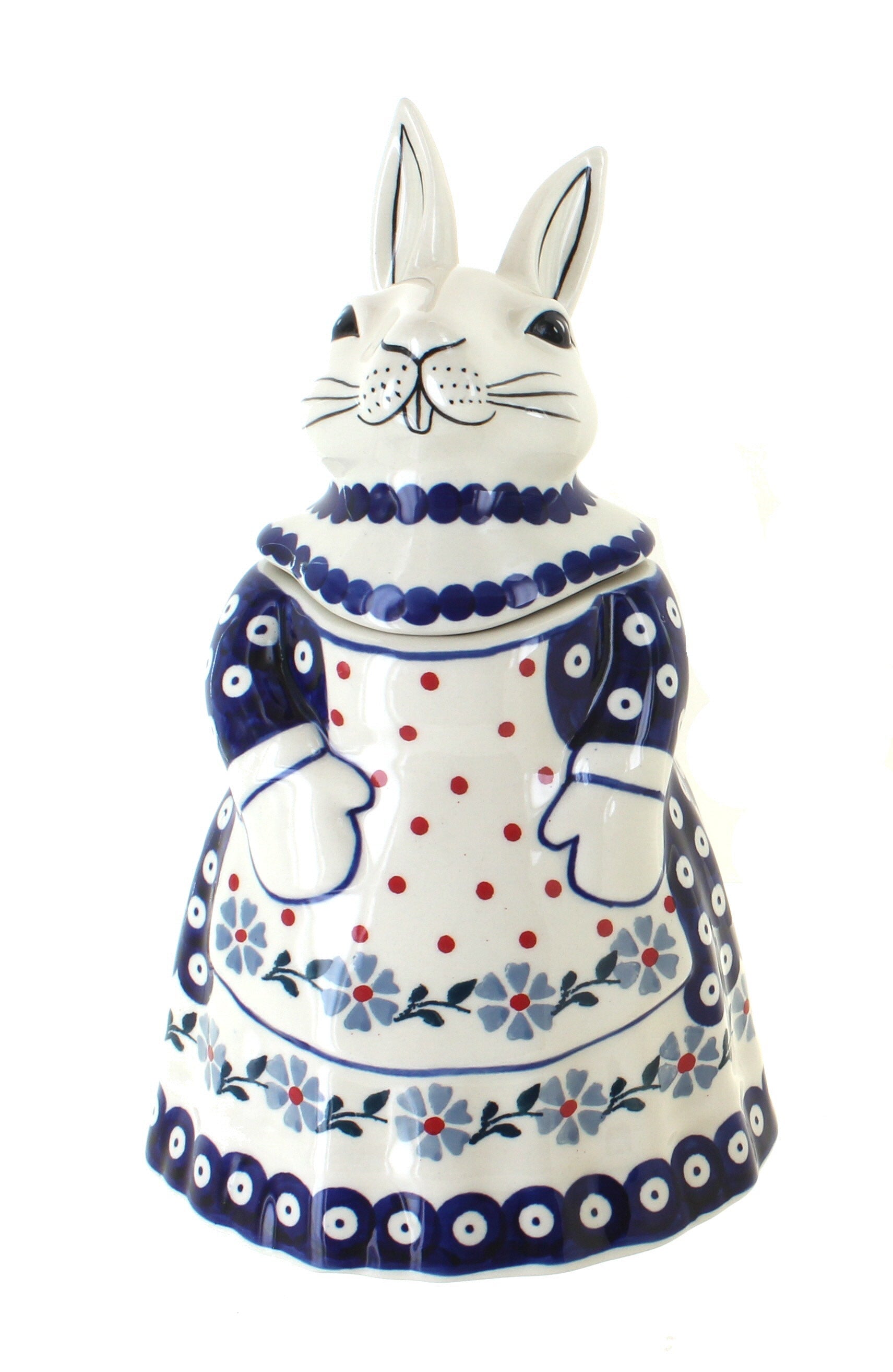 Manufaktura Blue Violet Counter Storage — Polish Pottery