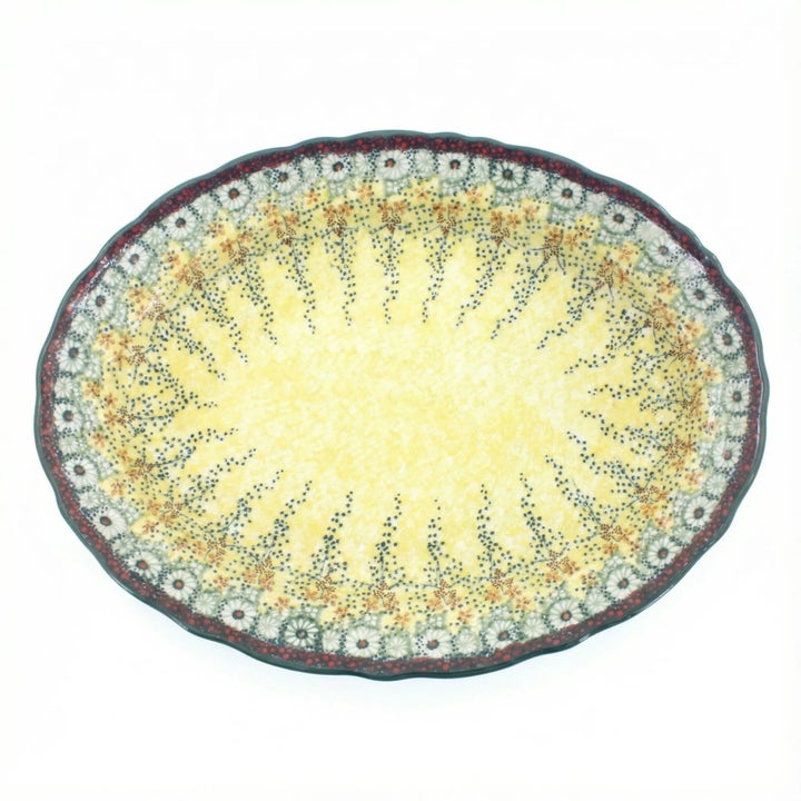 Manufaktura Sunshine Grotto Large Serving Piece — Polish Pottery