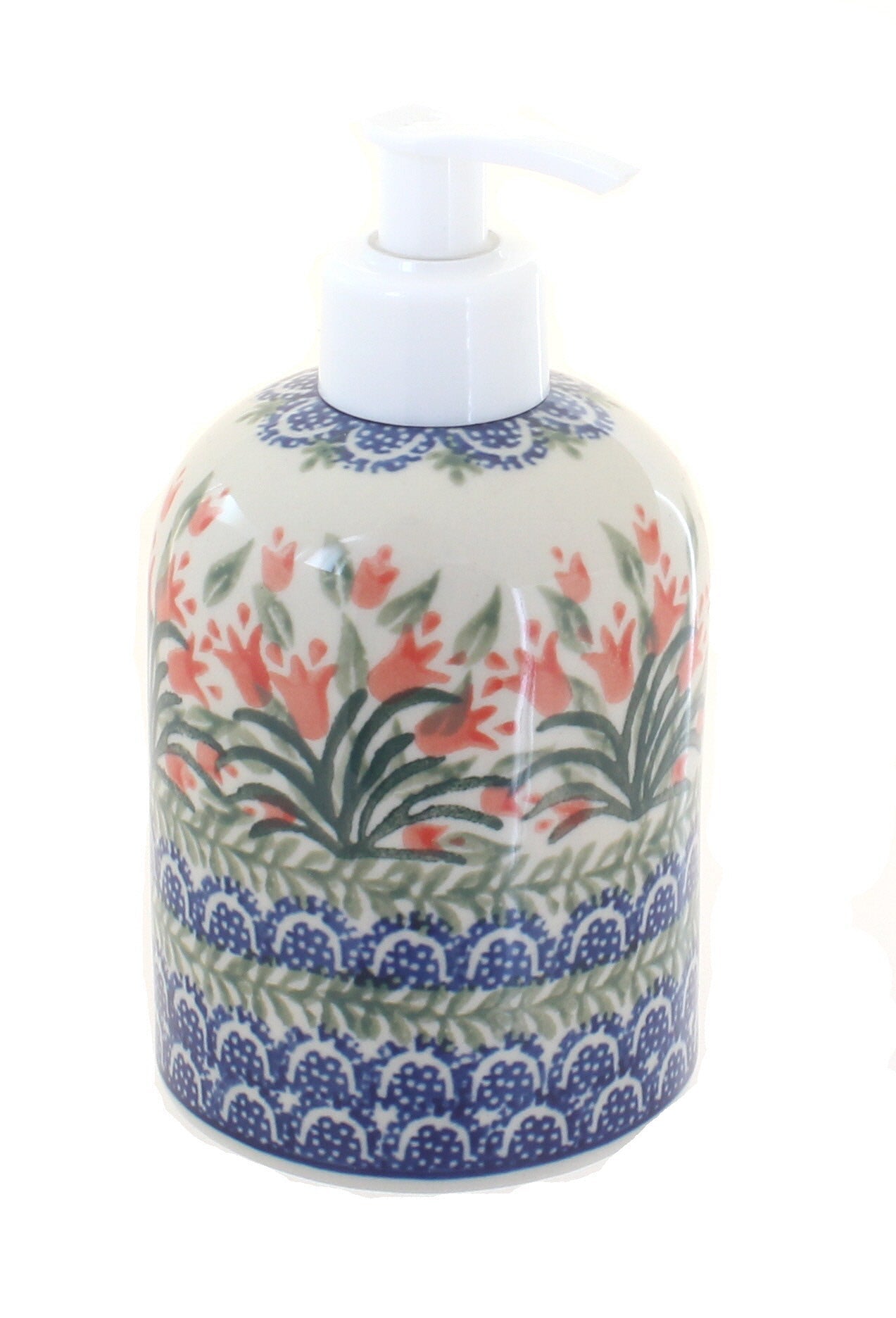Ceramika Artystyczna Spring Tulip Bathroom Accessories — Polish Pottery