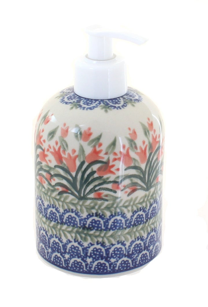 Ceramika Artystyczna Spring Tulip Bathroom Accessories — Polish Pottery