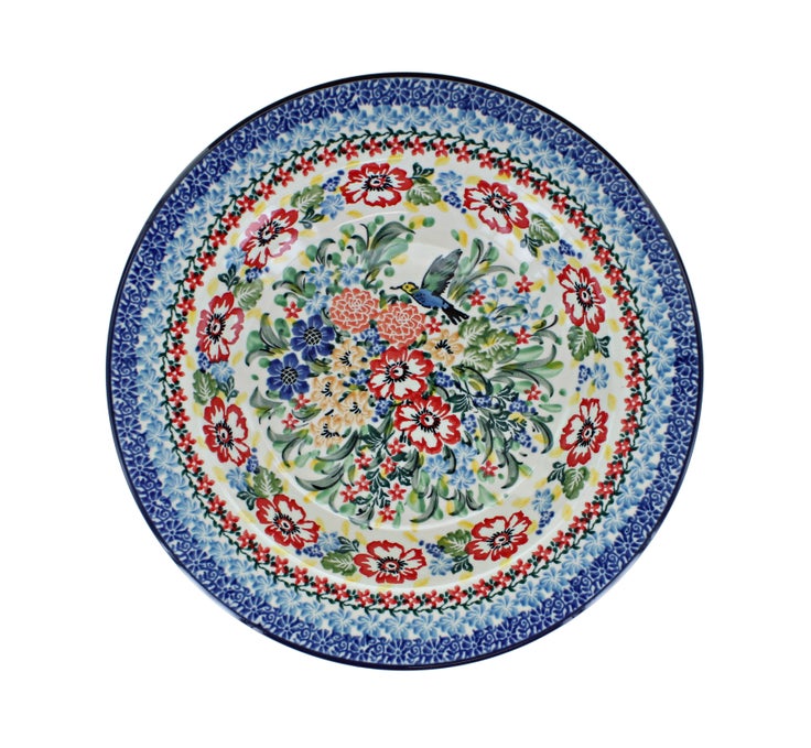 Detail image of Ceramika Artystyczna Hummingbird Dining Plates & Bowls — Polish Pottery