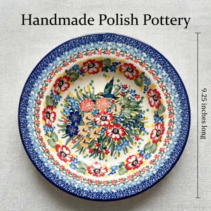 Ceramika Artystyczna Hummingbird Dining Plates & Bowls — Polish Pottery