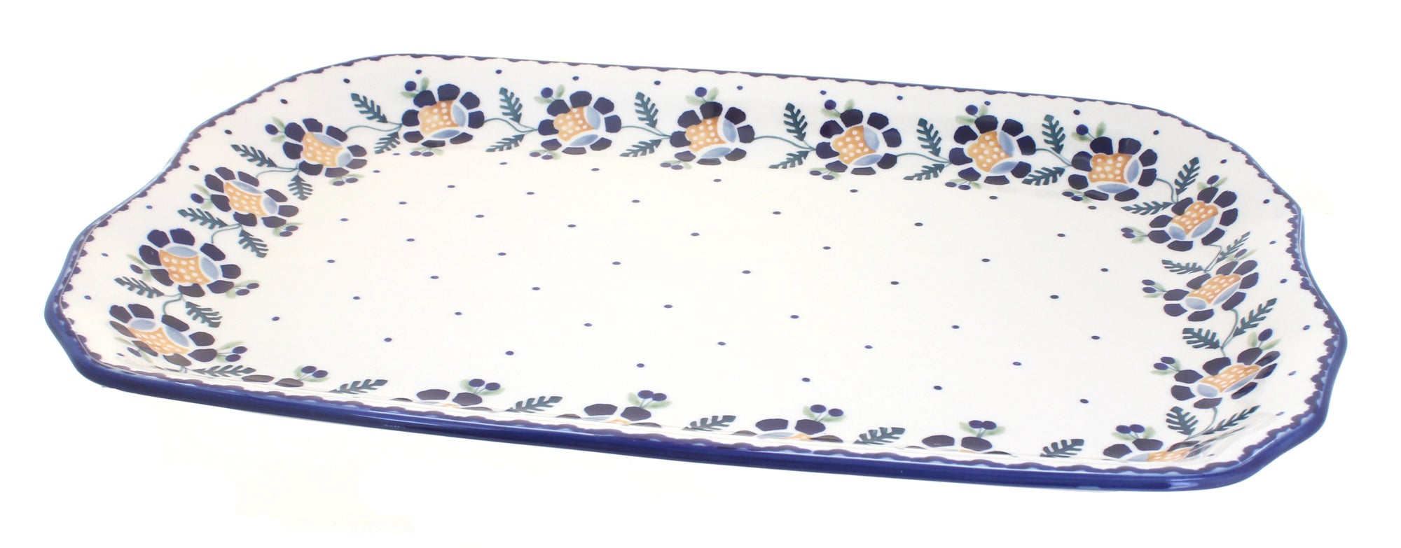Manufaktura Sunflower Large Serving Piece — Polish Pottery