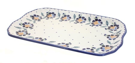 Manufaktura Sunflower Medium Serving Piece — Polish Pottery