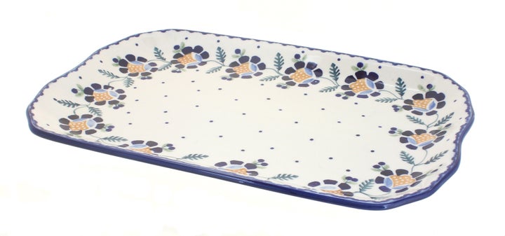 Manufaktura Sunflower Medium Serving Piece — Polish Pottery