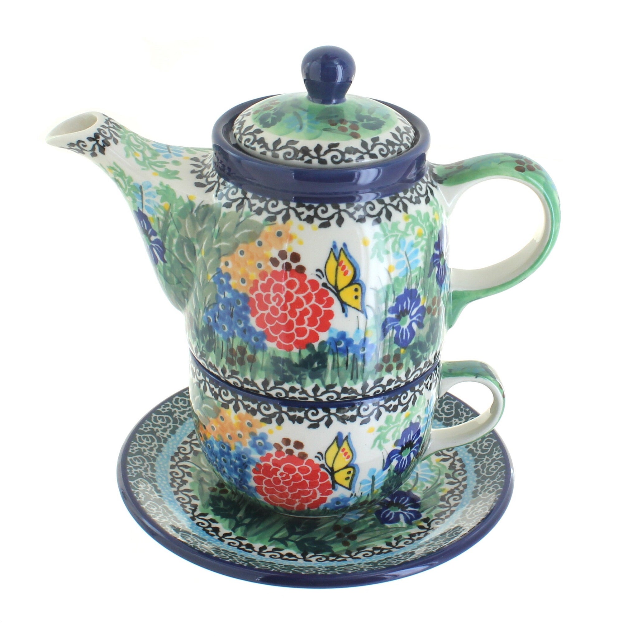 Ceramika Artystyczna Teresa Teapot — Polish Pottery