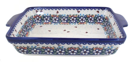 Vena Scarlett Large Bakeware — Polish Pottery