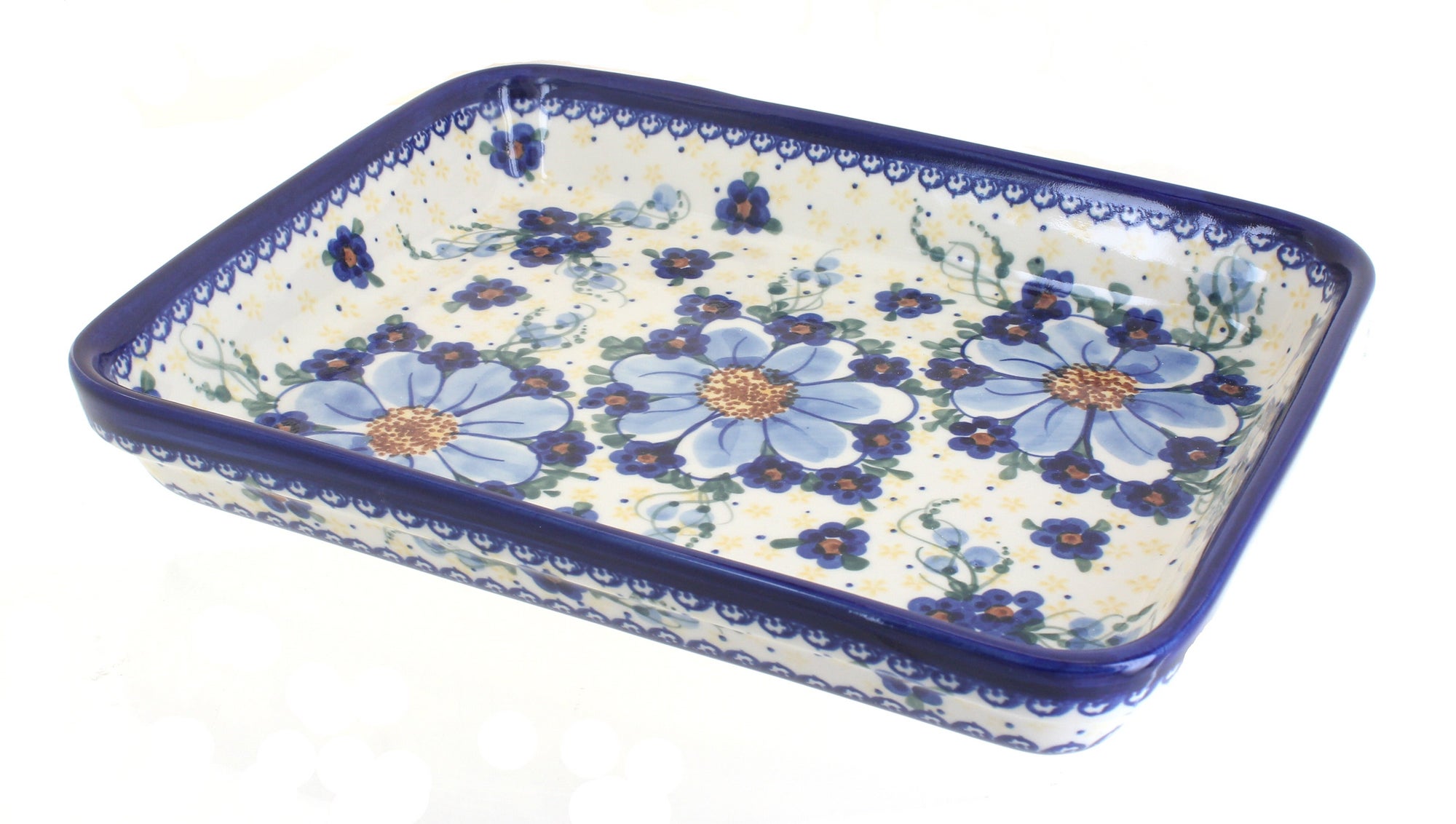 Vena Daisy Surprise Medium Bakeware — Polish Pottery