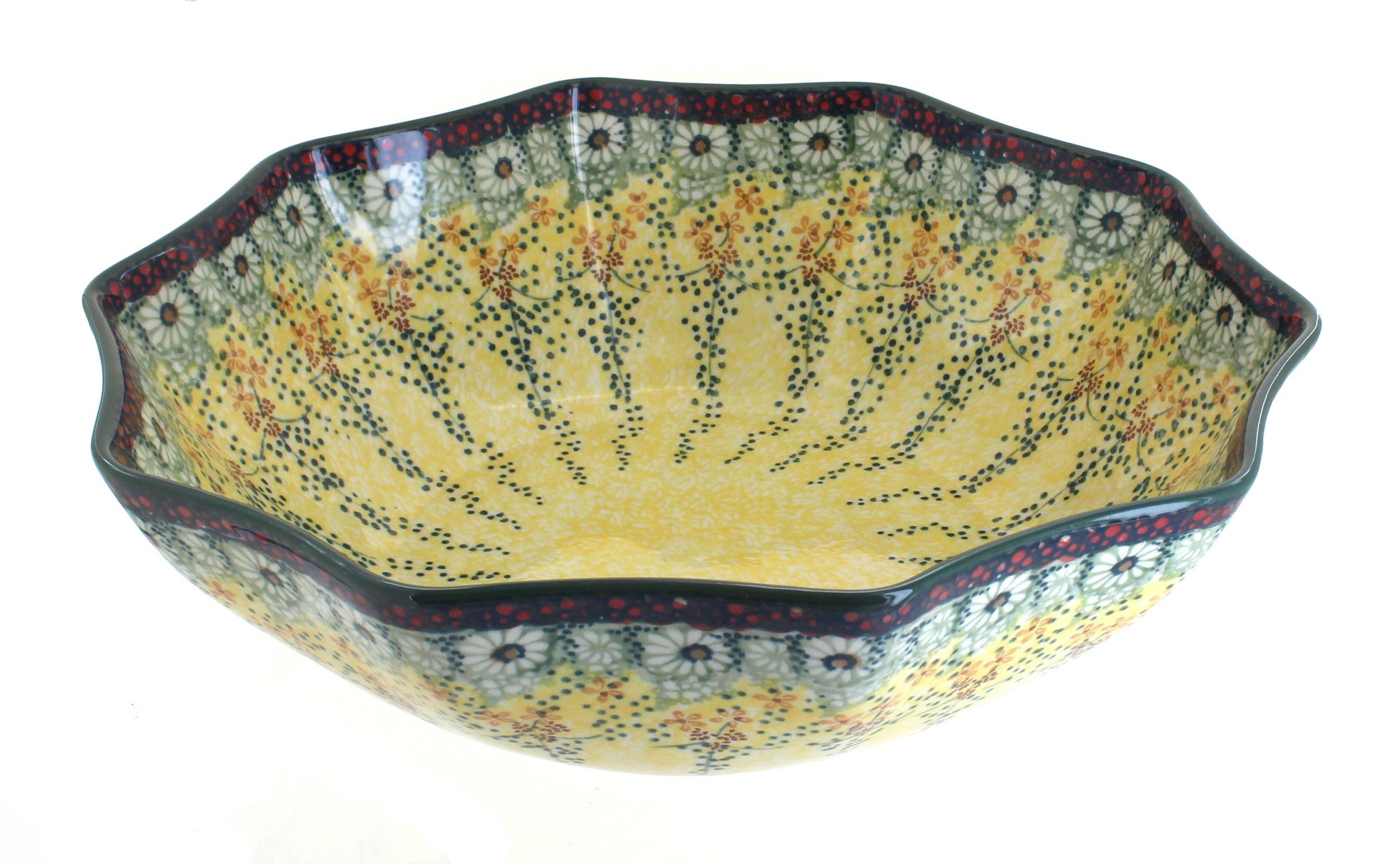 Manufaktura Sunshine Grotto Large Serving Piece — Polish Pottery