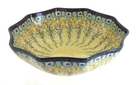 Manufaktura Sunshine Grotto Large Serving Piece — Polish Pottery