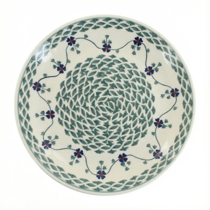 Detail image of Manufaktura Sage Floral Dining Plates & Bowls — Polish Pottery