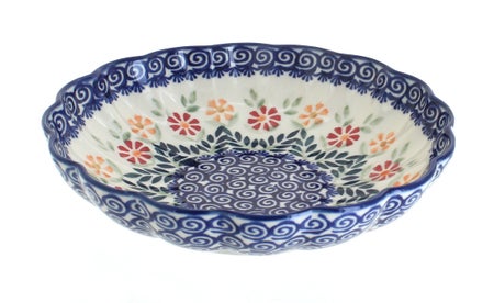 Manufaktura Garden Bouquet Small Serving Piece — Polish Pottery