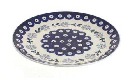 Manufaktura Blue Violet Dining Plates & Bowls — Polish Pottery
