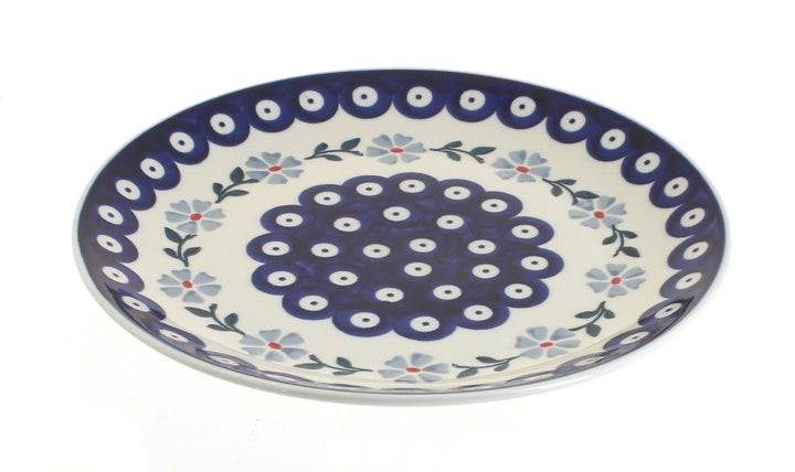 Manufaktura Blue Violet Dining Plates & Bowls — Polish Pottery