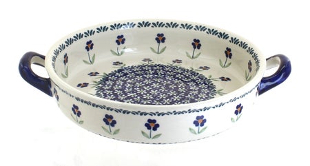 Manufaktura Blue Daisy Small Bakeware — Polish Pottery