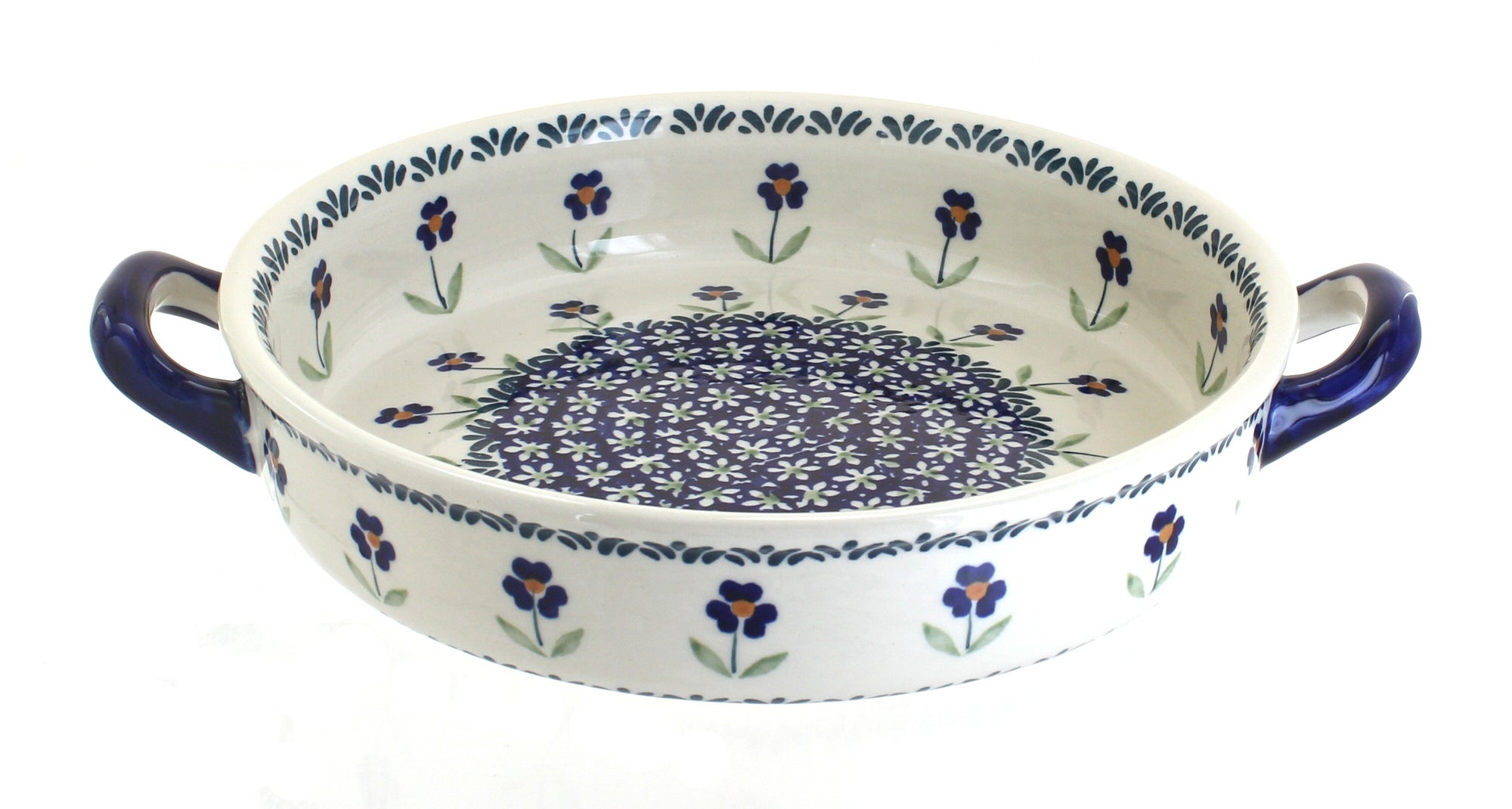 Manufaktura Blue Daisy Small Bakeware — Polish Pottery