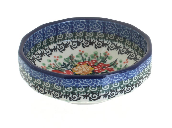 Ceramika Artystyczna Summer Blooms Petite Bowl/Dish — Polish Pottery