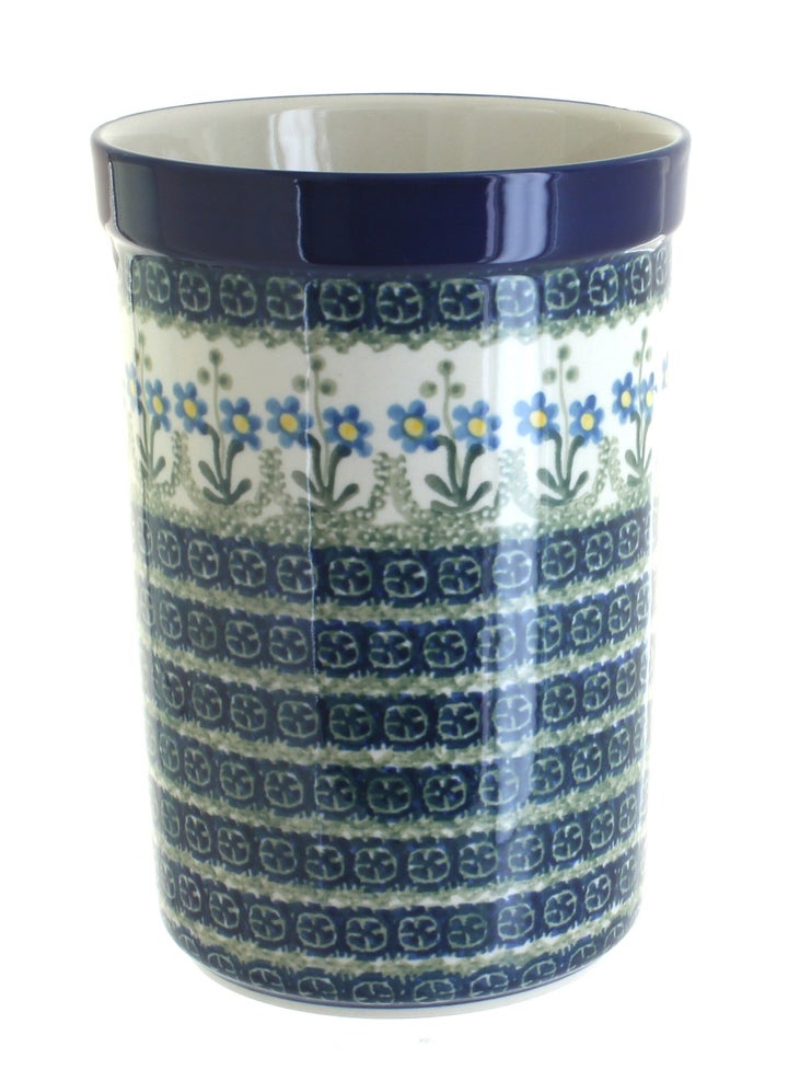 Ceramika Artystyczna Blue Posy Counter Storage — Polish Pottery