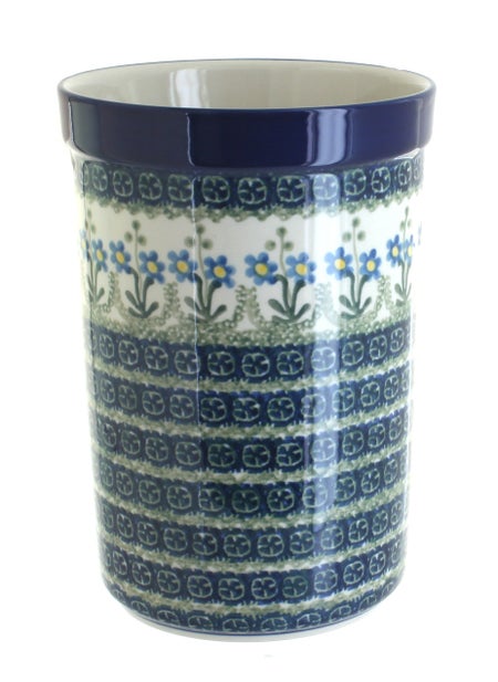 Ceramika Artystyczna Blue Posy Counter Storage — Polish Pottery