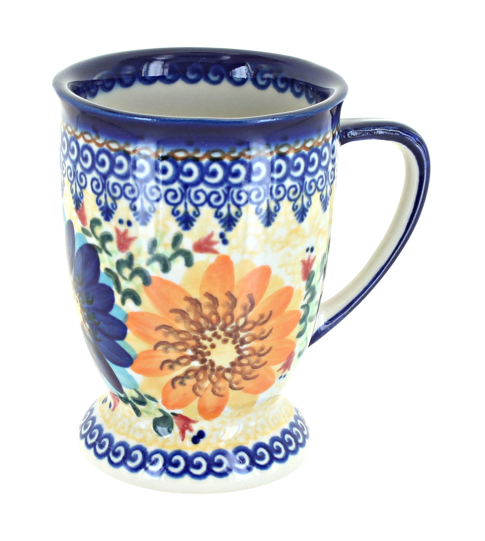 Vena Autumn Burst Mug — Polish Pottery