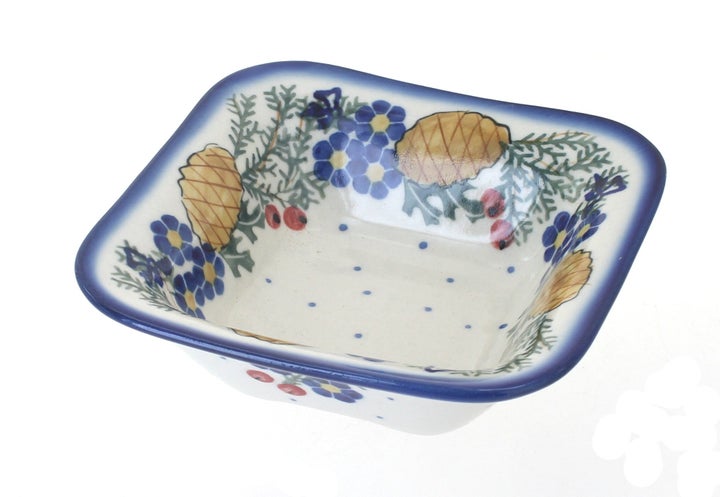 WR Unikat Pinecone Petite Bowl/Dish — Polish Pottery