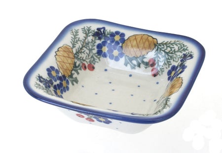 WR Unikat Pinecone Petite Bowl/Dish — Polish Pottery