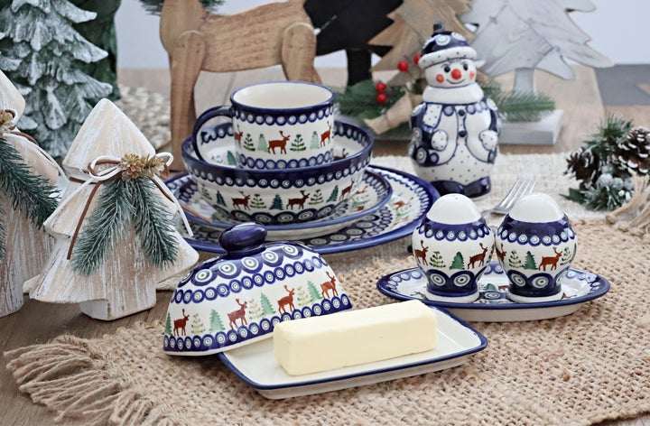 Zaklady Reindeer Pine Salt & Pepper Shaker — Polish Pottery