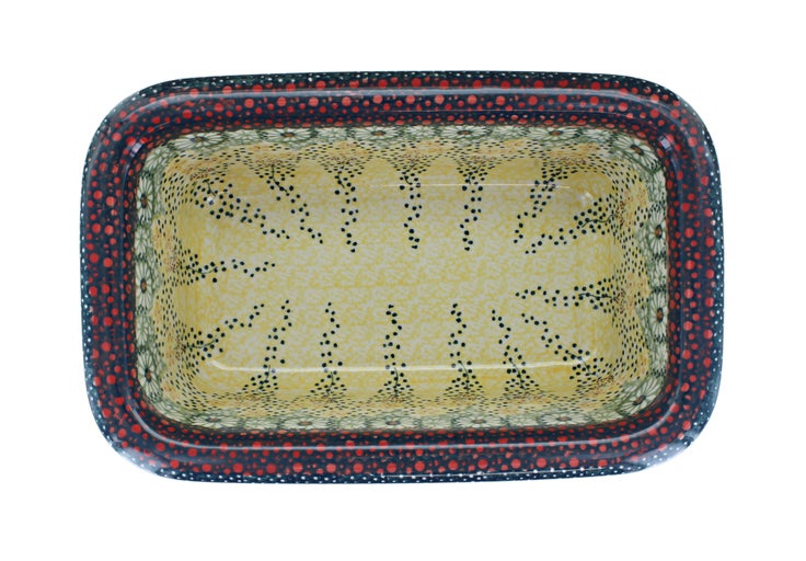 Detail image of Manufaktura Sunshine Grotto Loaf Baker — Polish Pottery
