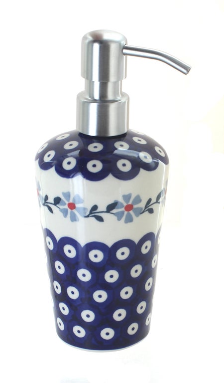 Manufaktura Blue Violet Bathroom Accessories — Polish Pottery