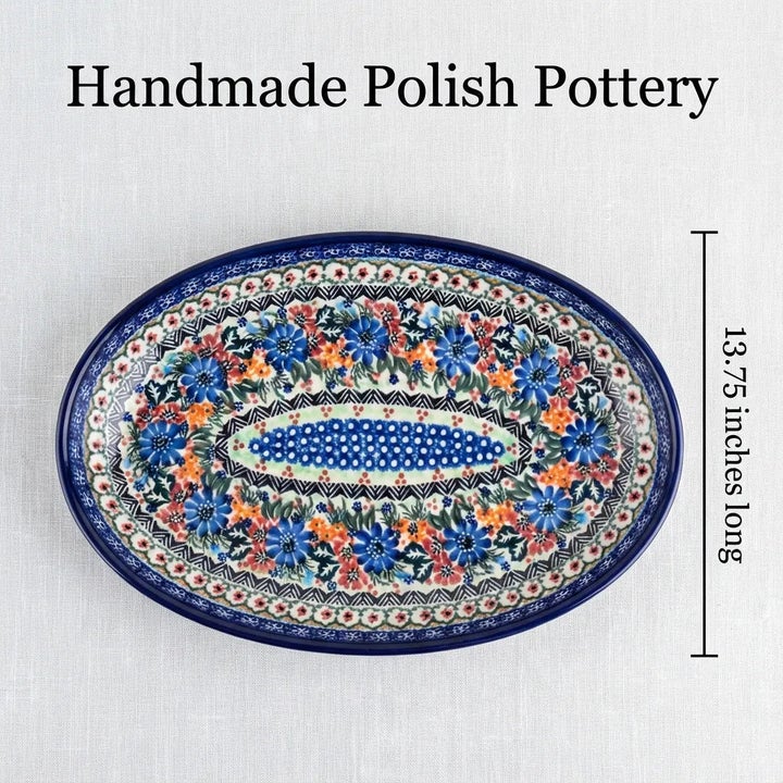 Vena Ashley Large Serving Piece — Polish Pottery