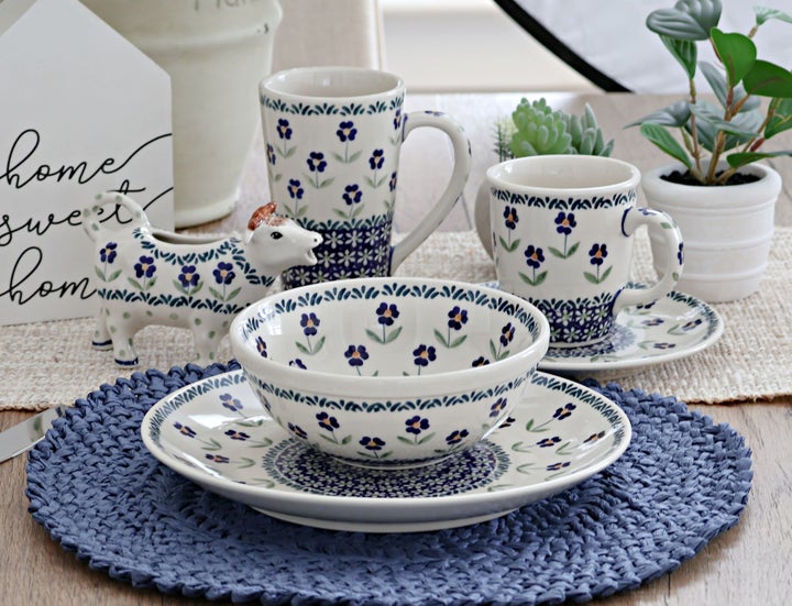 Manufaktura Blue Daisy Coffee & Tea Accessories — Polish Pottery